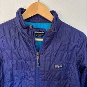 Patagonia Nano Puff Puffer Insulated Jacket Water Resistant Womans Medium Hiking